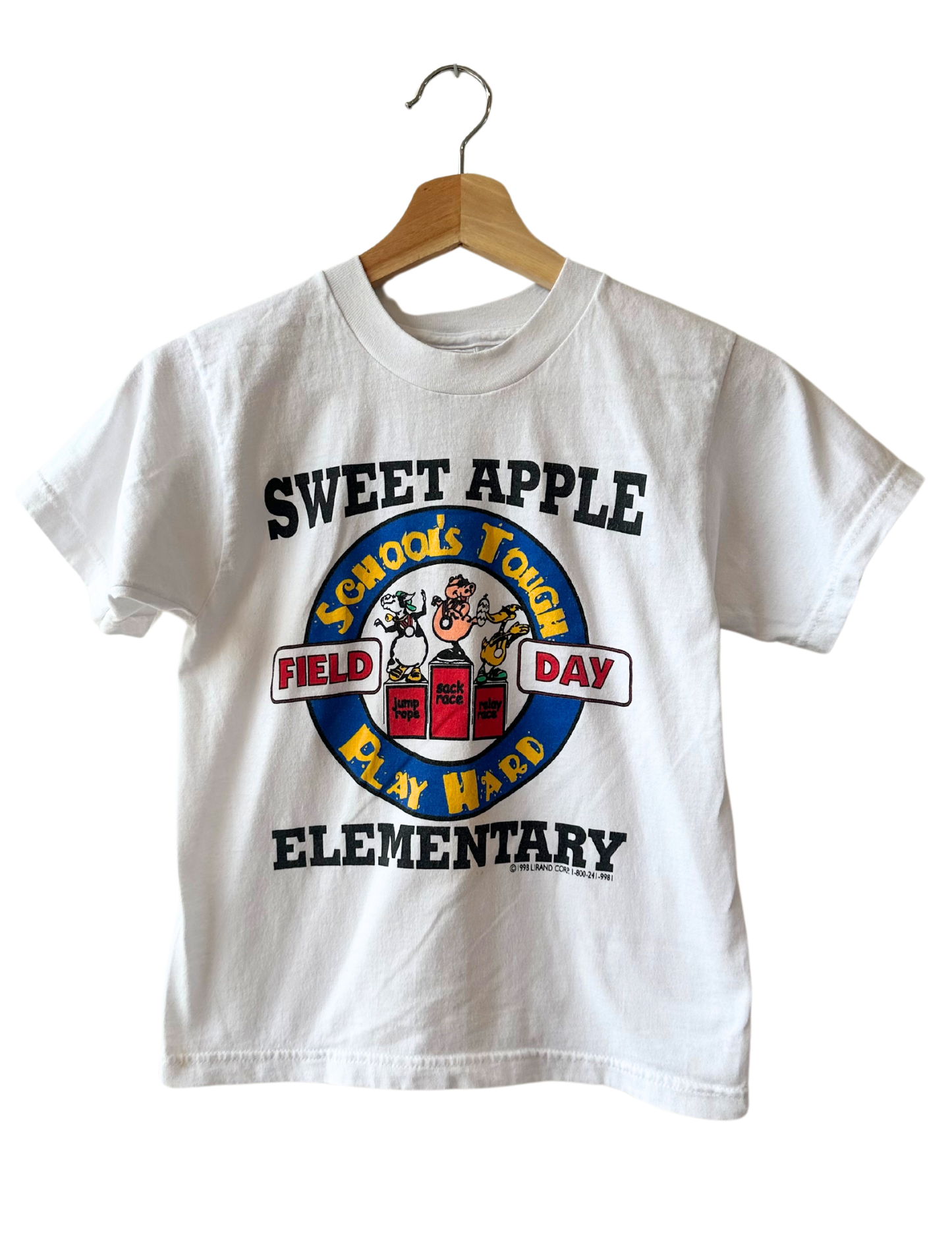 SWEET APPLE FIELD DAY BABY TEE XS