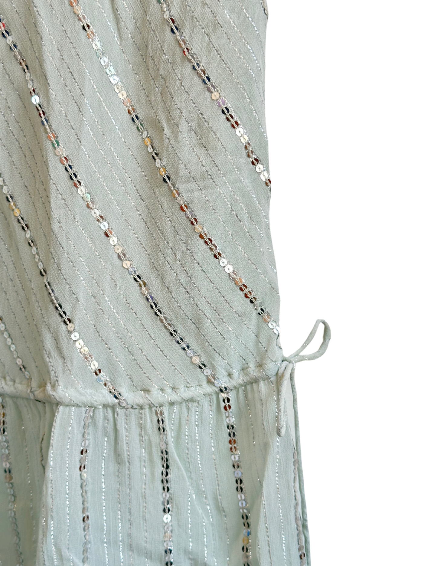 SEA FOAM SEQUIN TUNIC MEDIUM