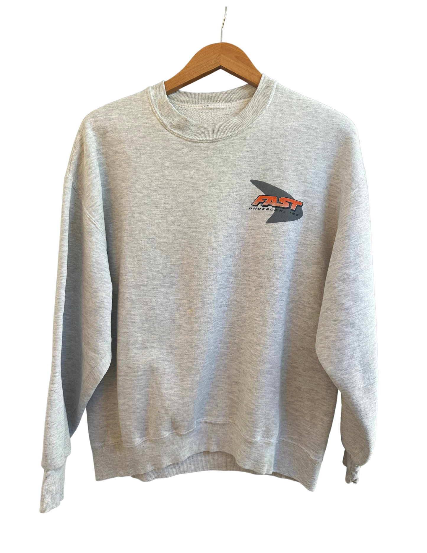 GREY RACING CREWNECK LARGE