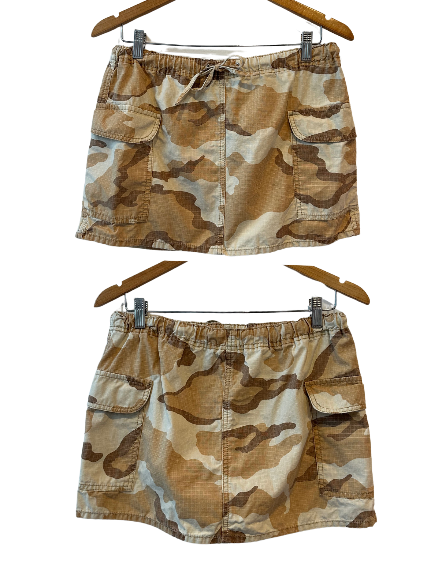 NETURALS CAMO MINI SKIRT