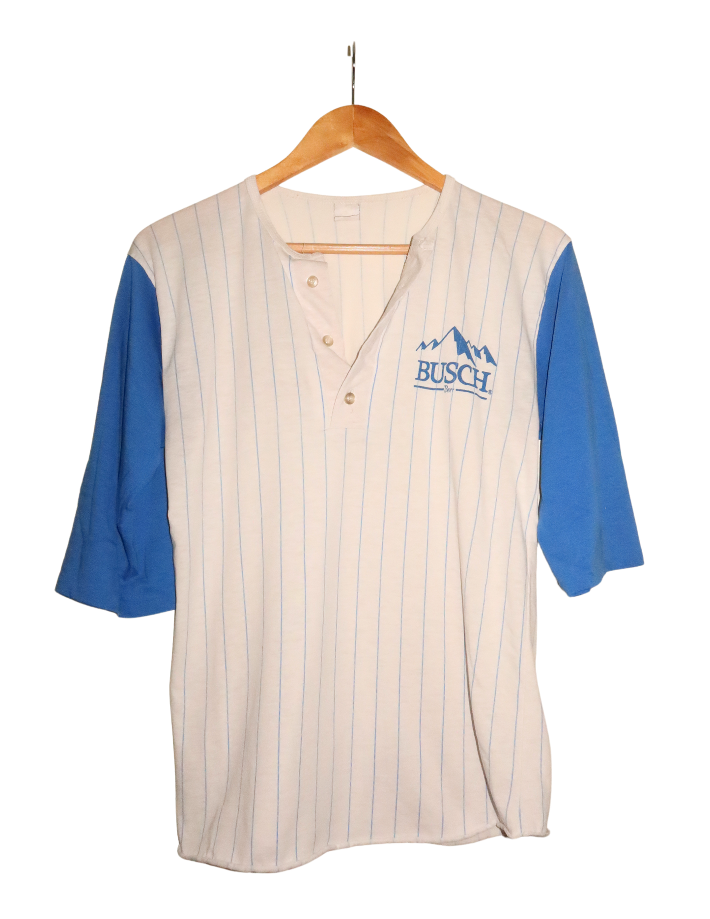 BUSCH BEER BASEBALL TEE MEDIUM