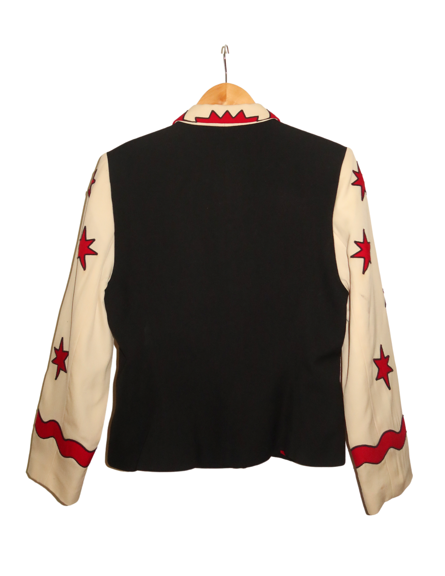 RED AND BLACK STAR BLAZER MEDIUM