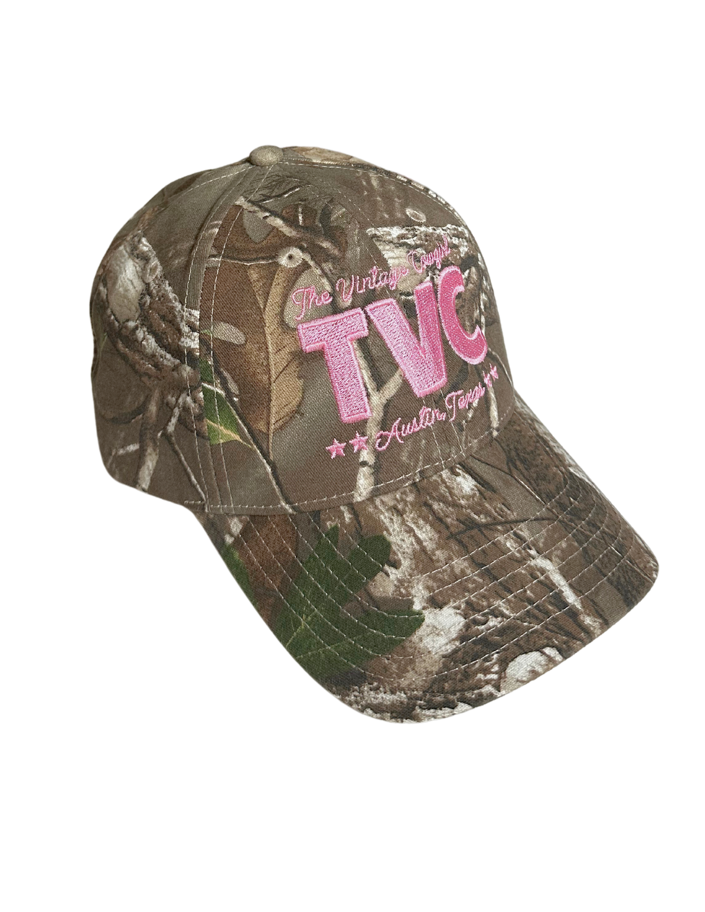 THE VINTAGE COWGIRL CAMO LOGO HAT