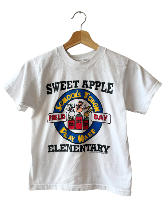 SWEET APPLE FIELD DAY BABY TEE XS