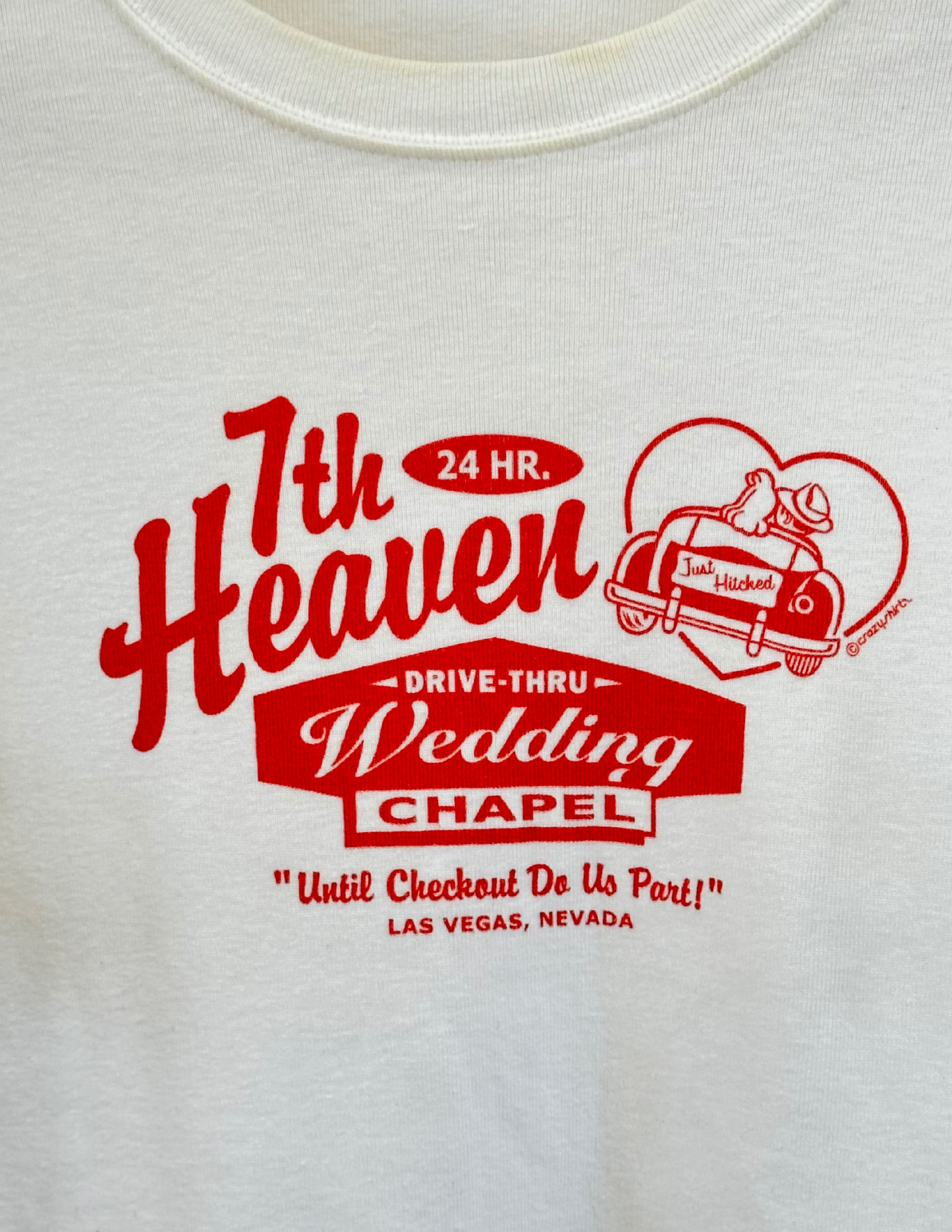 7TH HEAVEN WEDDING CHAPEL TEE SMALL