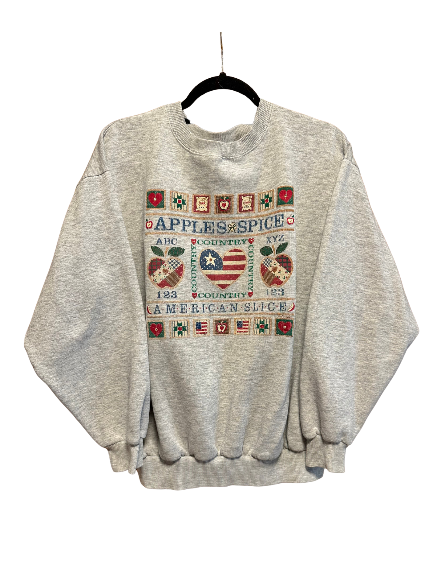 APPLE SPICE AMERICAN SLICE CREWNECK XL