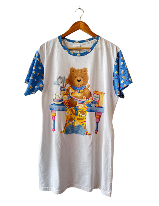 BREAKFAST BAKING TEDDY BEAR NIGHTY MEDIUM