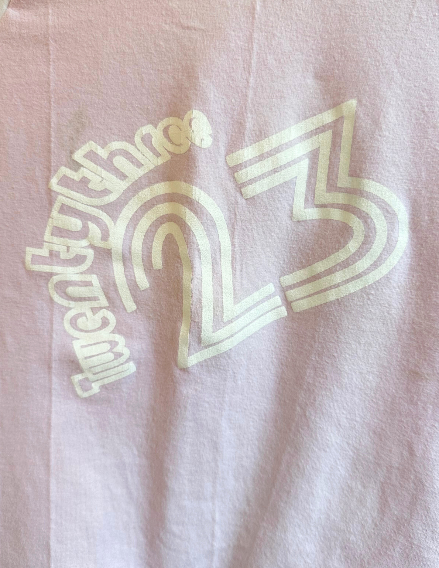 23 BABY PINK FITTED TEE XS/S