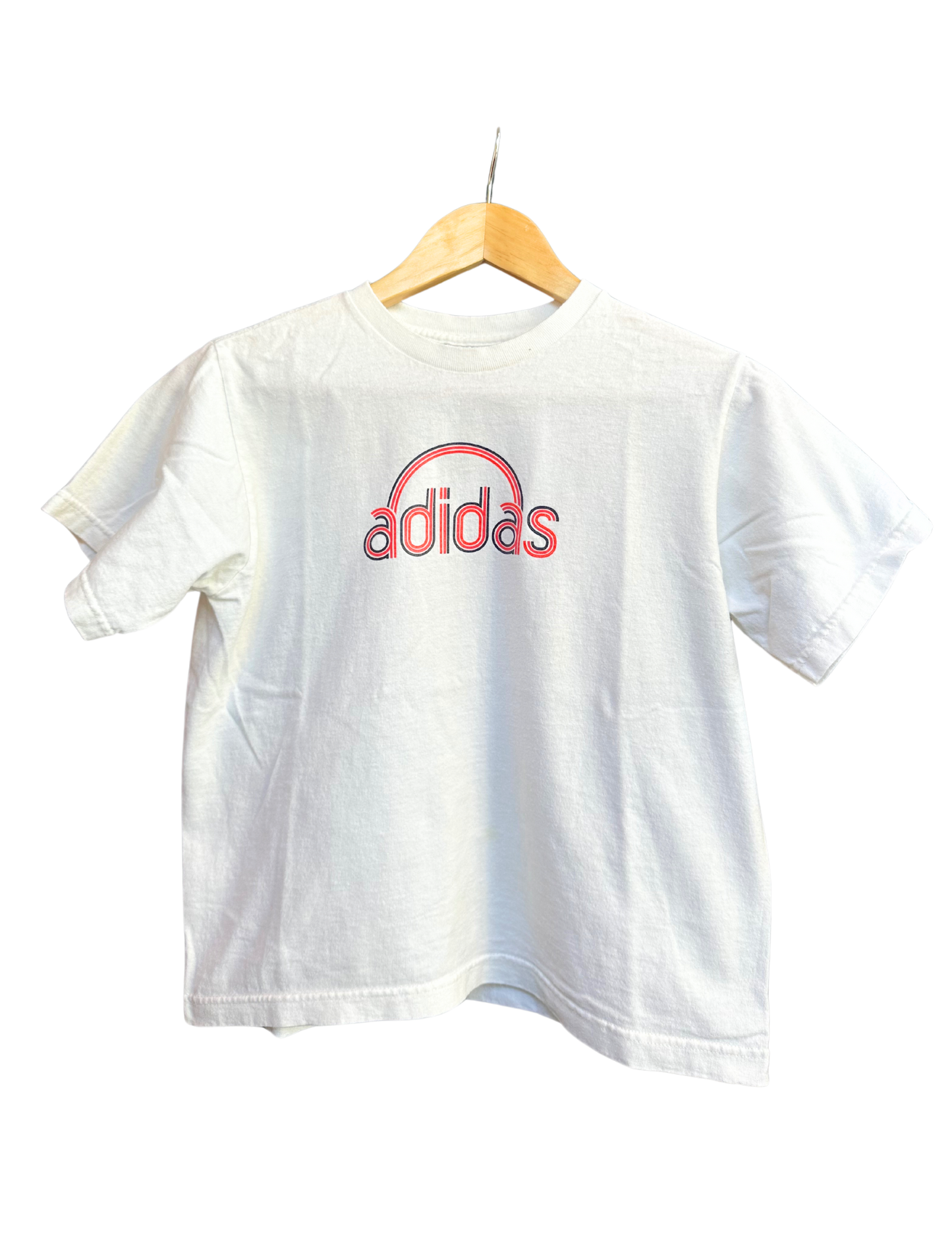 ADIDAS WHITE BABY TEE S/M