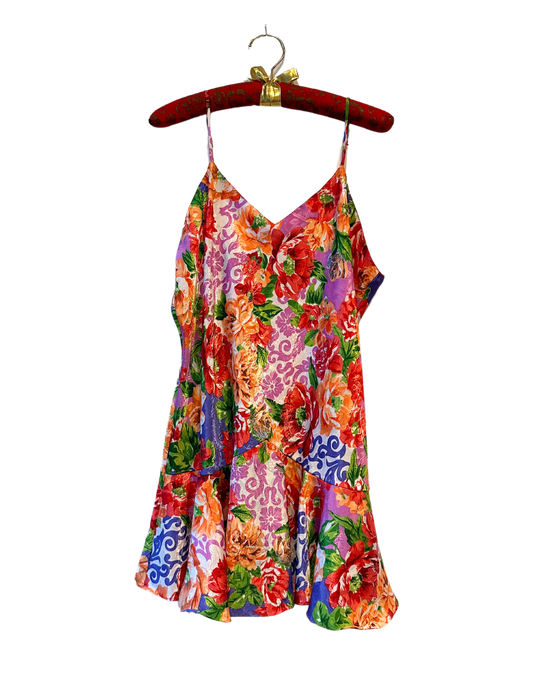 MUTLI COLOR FLORAL SLIP LARGE