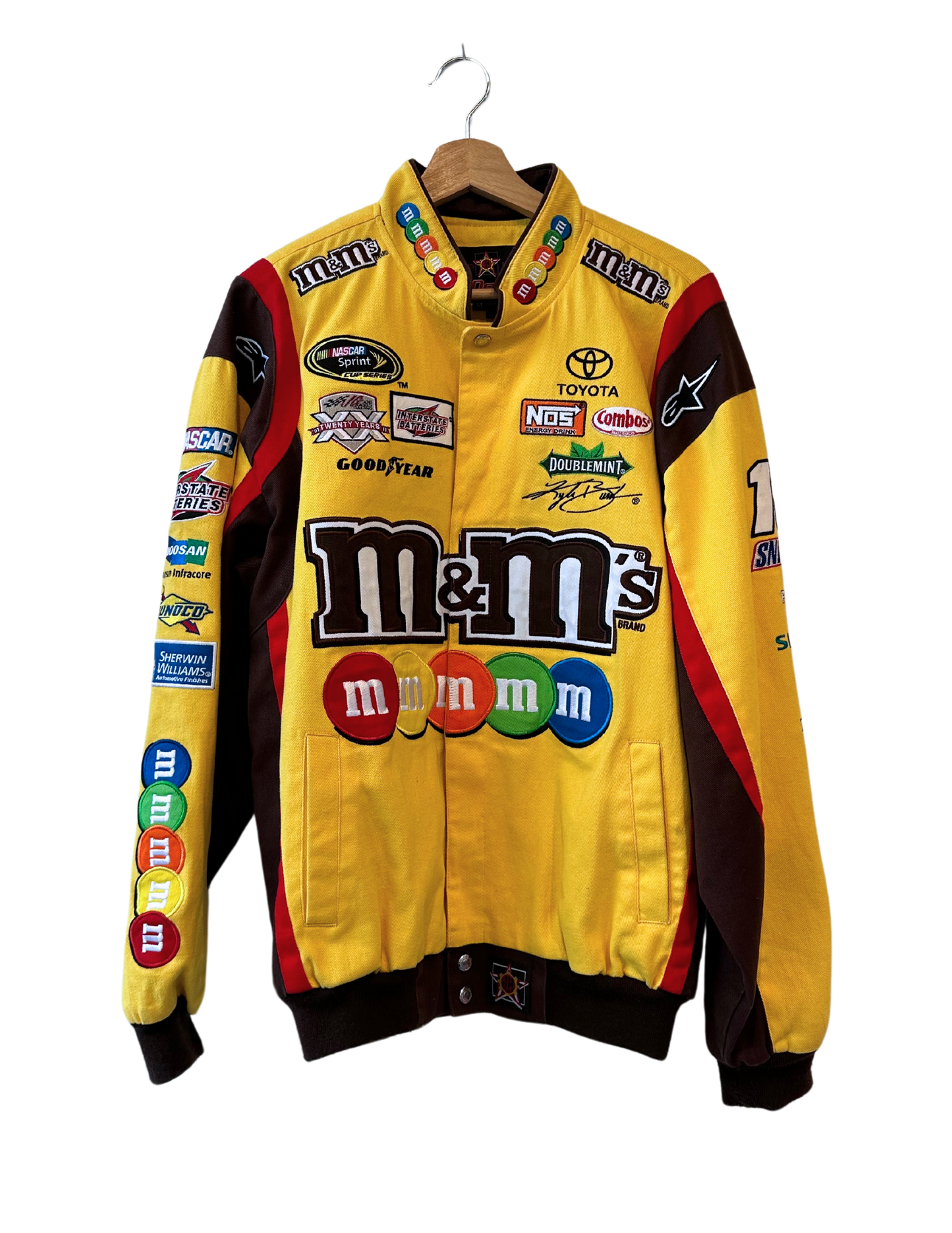 M&M KYLE BUSCH NASCAR JACKET MEDIUM