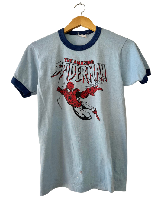 SPIDERMAN RINGER TEE S/M