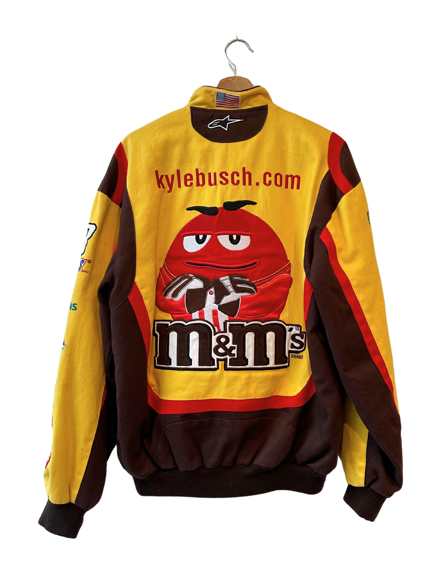 M&M KYLE BUSCH NASCAR JACKET MEDIUM