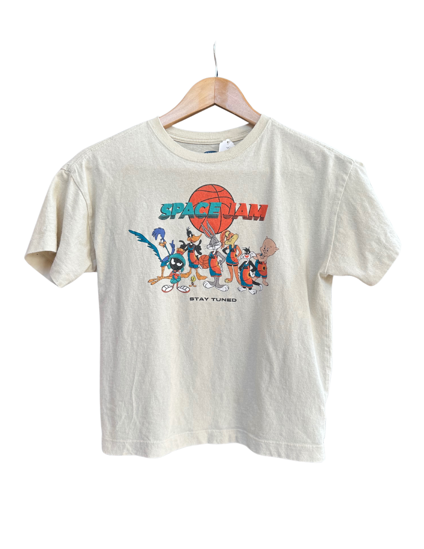 SPACE JAM CREAM BABY TEE XS