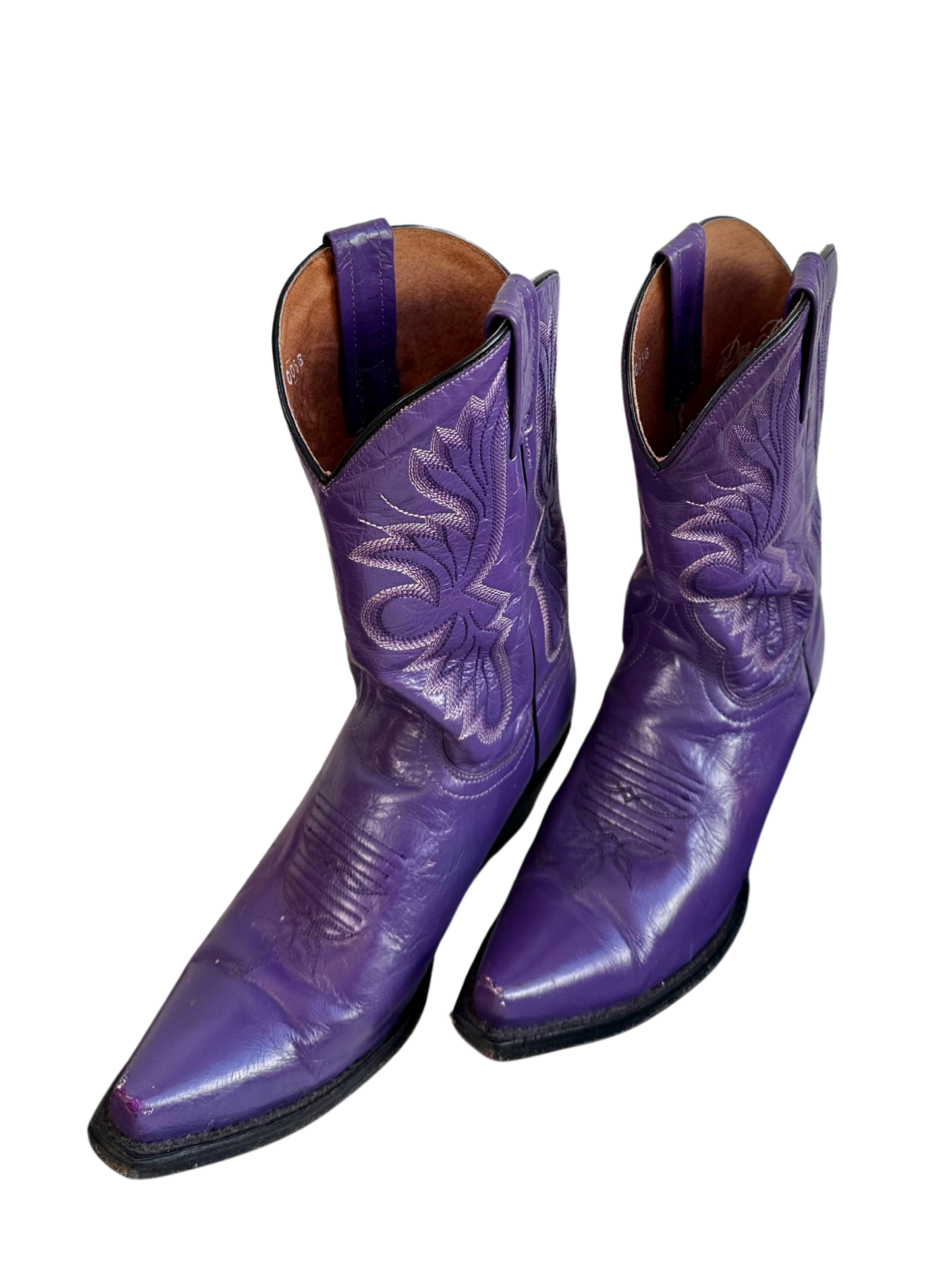 PURPLE COWBOY BOOTS SIZE 7