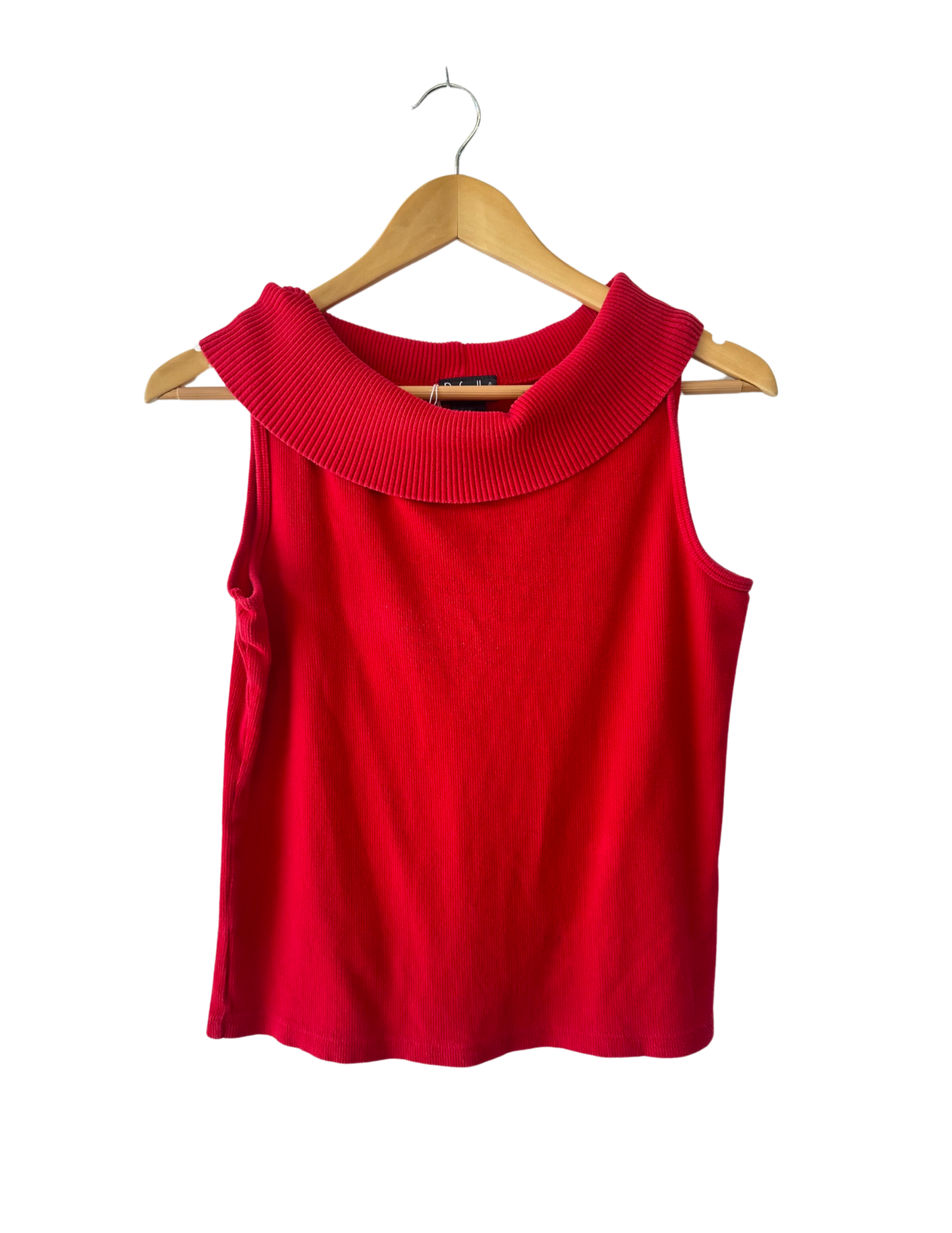 RED KNIT TANK S/M