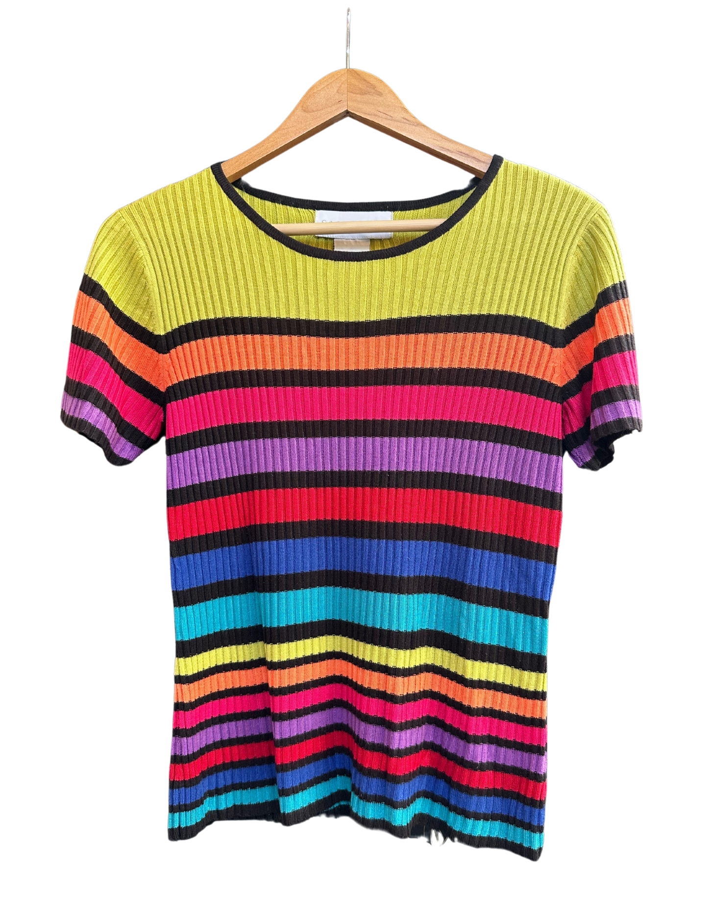 RAINBOW KNIT TEE S/M