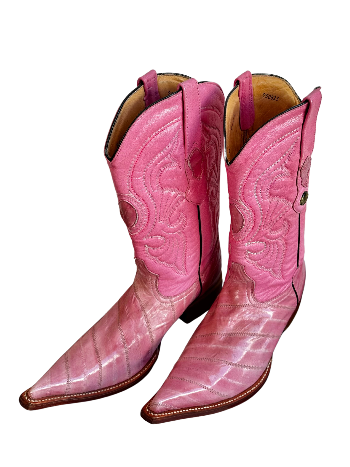 BUBBLE GUM PINK COWBOY BOOTS SIZE 10