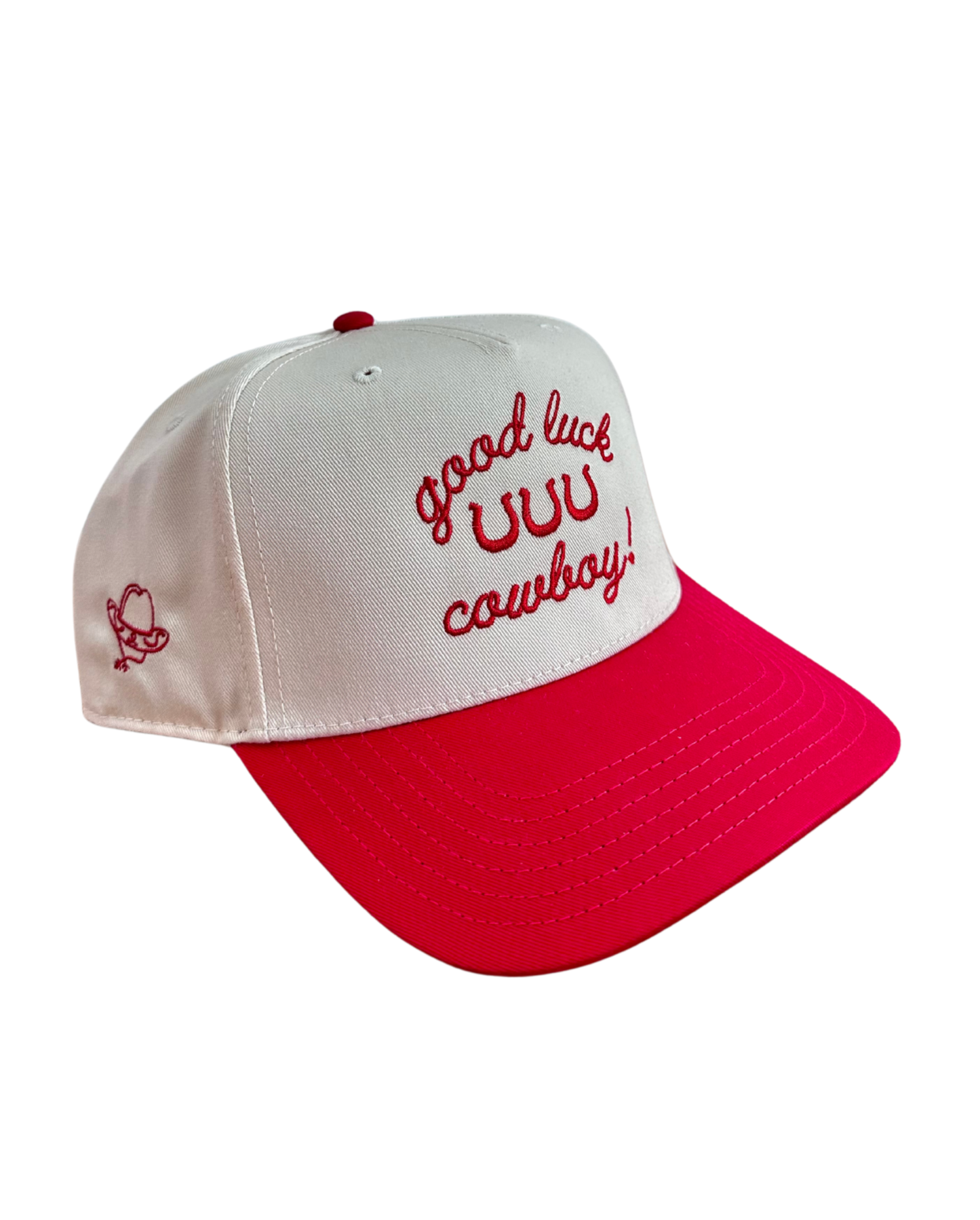 GOOD LUCK COWBOY! ® HAT IN RED